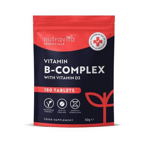 Nutravita - Vitamin B Complex with Vitamin D3 180 Tableta   Fantastic Look Albania Tirana