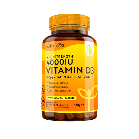 Nutravita - Vitamin D3 4000IU 100µg 500 Tableta Fantastic Look Albania Tirana
