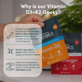Nutrition Geeks - Vitamin D3 4000iu + K2 Fantastic Look Albania Tirana