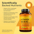 Nutravita - Vitamin D3 3000IU & Vitamin K2 Fantastic Look Albania Tirana