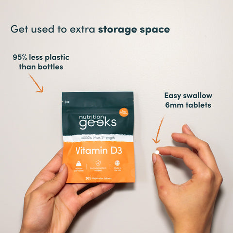 Nutrition Geeks - Vitamin D3 4000iu Max Strength Fantastic Look Albania Tirana