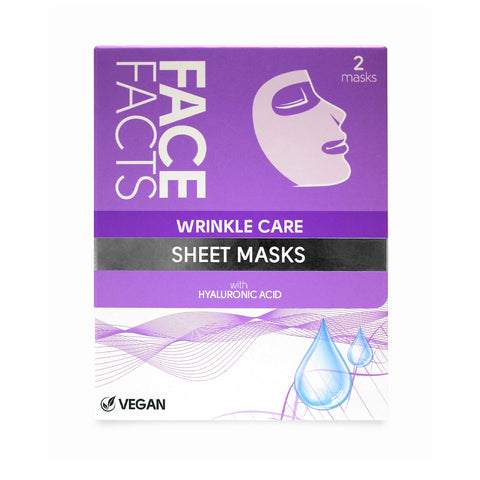 Face Facts - Wrinkle Care Instant Facial Sheet Mask Fantastic Look Albania Tirana