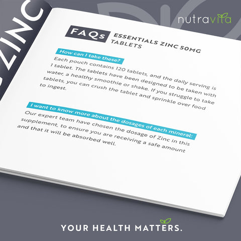 Nutravita - Zinc 50mg 120 Tableta Fantastic Look Albania Tirana