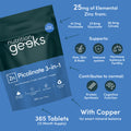 Nutrition Geeks - Zinc Picolinate 3-in-1 Fantastic Look Albania Tirana