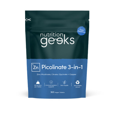Nutrition Geeks - Zinc Picolinate 3-in-1 365 Tableta Fantastic Look Albania Tirana