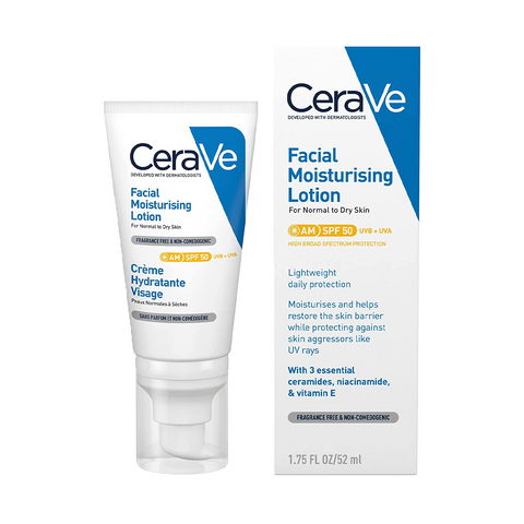 CeraVe - AM Facial Moisturizing Lotion with SPF 50 52ml   Fantastic Look Albania Tirana