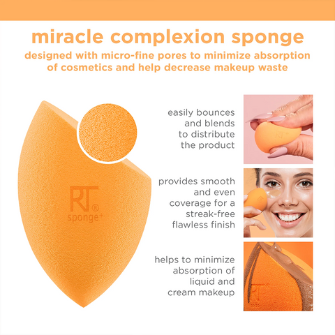 Real Techniques® - Miracle Complexion Sponge & Travel Case    Fantastic Look Albania Tirana