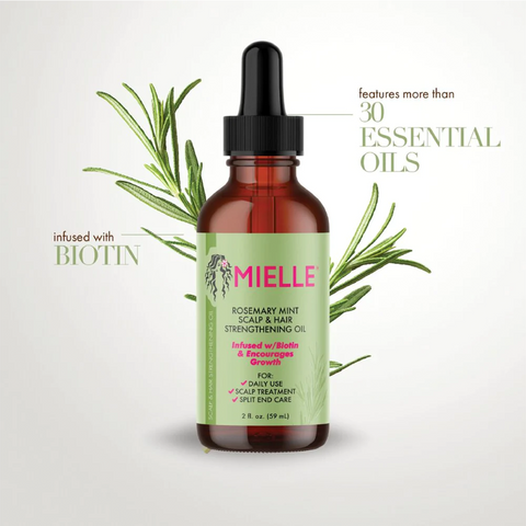 MIELLE - Rosemary Mint Scalp & Hair Strengthening Oil    Fantastic Look Albania Tirana