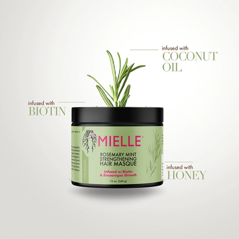 MIELLE - Rosemary Mint Strengthening Hair Masque    Fantastic Look Albania Tirana